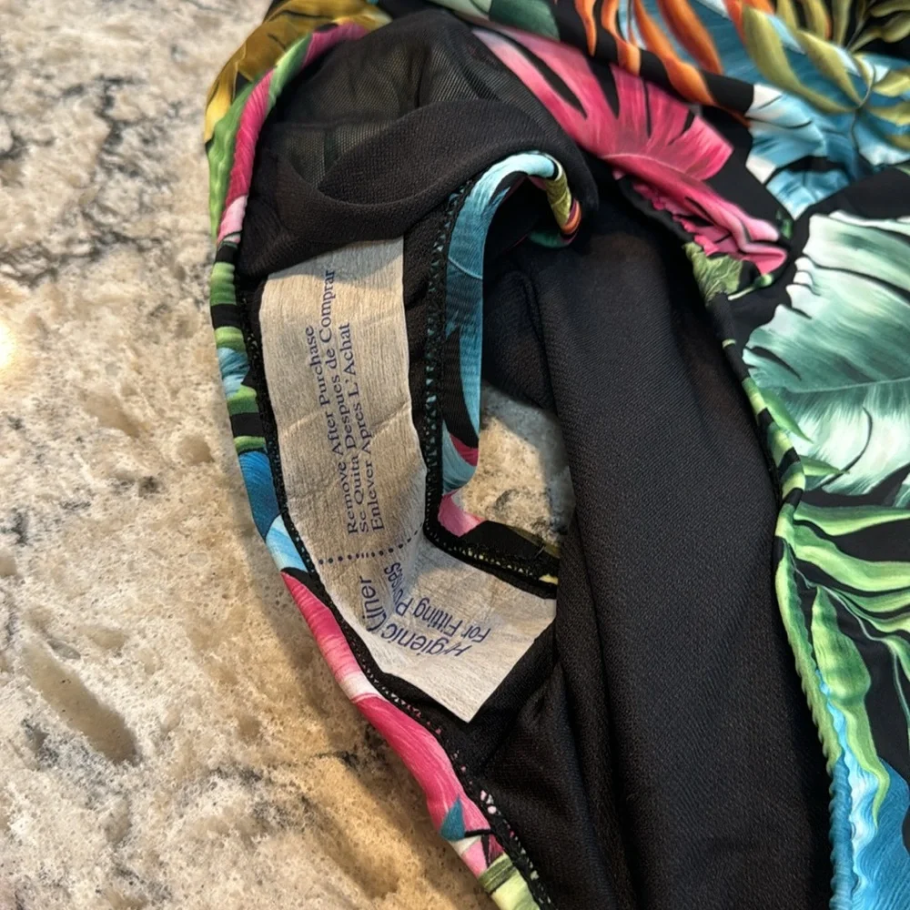 Swim Solutions Off Shoulder Tummy Control One Piece NWT 16 - Picture 7 of 12